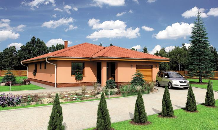 projekt domu BUNGALOW 114